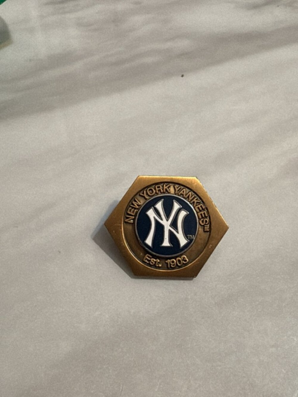New York Yankees Pin β Est. 1903 β Hexagon NY Logo β 2001 MLB New York Yankees